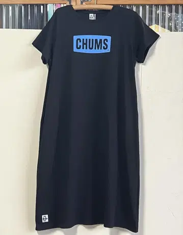새상품 CHUMS 로고 원피스 참스 bla