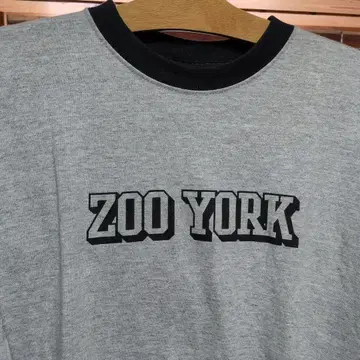 90년대 ZOO YORK 링거 티셔츠 미국제 미사용 새상품 XL 사이즈