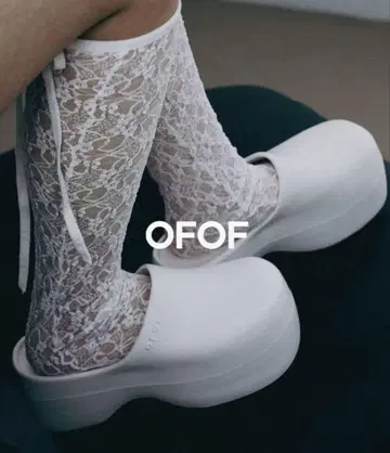 OFOF 1F OFF WHITE 화이트 클로그 샌들