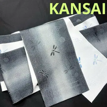 PB155 반폭 오비 KANSAI 브랜드 리버서블 유카타 오비