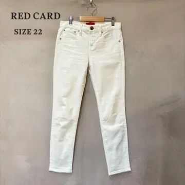 RED CARD 레드카드 화이트 데님 팬츠 22