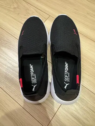 Puma SOFTFOAM+ 슬립온 블랙