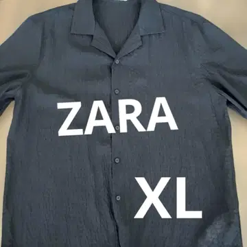 자라 시어 칼라 셔츠 XL