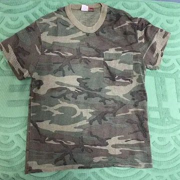 Khaki Jungle 카모플라쥬 메쉬 티셔츠 usa제