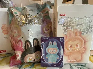 러브 POP MART HOPE 스카이블루 봉제 인형