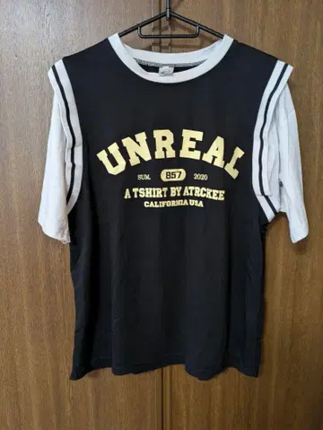 UNREAL 프린트 티셔츠 반팔