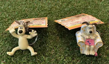 월레스와 그루미트 레트로 키링 피규어 마스코트 반프레스토