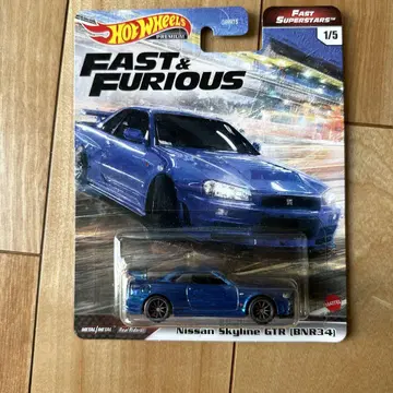 핫휠 와일드 스피드 닛산 스카이라인 GTR (BNR34)