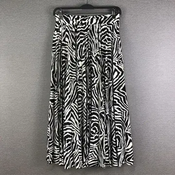 Whim Gazette 2023AW ZEBRA 데신 스커트 플리츠