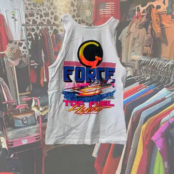 Made in USA 90s 빈티지 탱크탑 아메카지 스트릿