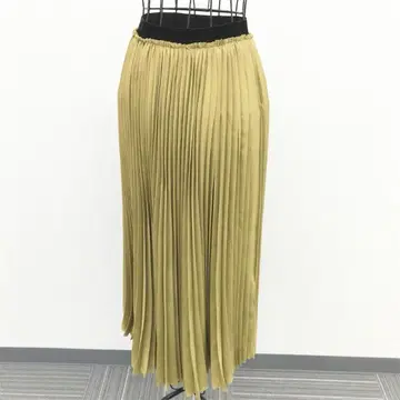 자라 ZARA 플리츠 스커트 XS 잣색 롱 기장 심플 오피스