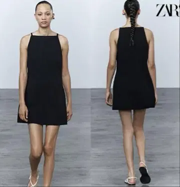 컨디션 최상 자라 미니 원피스 ZW 컬렉션 XS 블랙