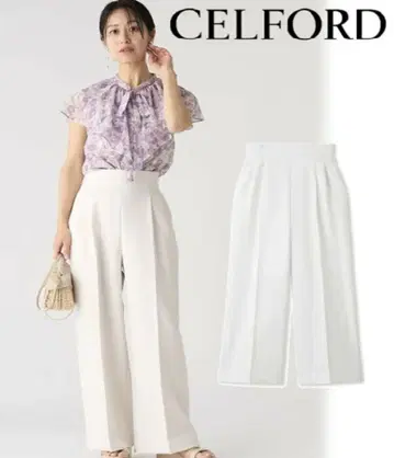CELFORD 셀포드 턱 와이드 팬츠 셀포드 팬츠