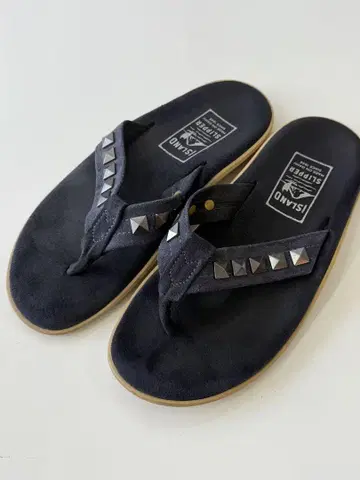 ISLAND SLIPPER 네이비 스웨이드 US7 아일랜드 슬리퍼