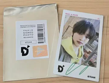 &TEAM D'PARTMENT 프리미엄 사인 사진 EJ