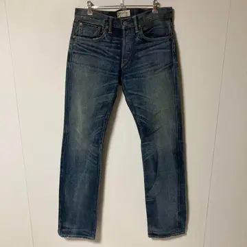 SIMON MILLER JEANS 다크 블루 스트레이트 데님 5포켓
