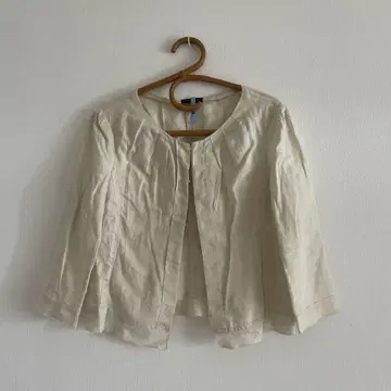 UNITED ARROWS 아이보리 노카라 자켓