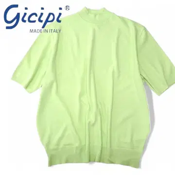 GICIPI 지치피 이탈리아 제 CALAMARO 모크넥 반팔 니트 5