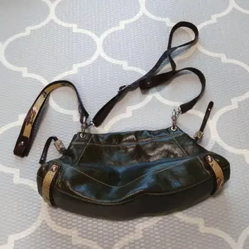 GIANNI CHIARINI 다크 그린 숄더백