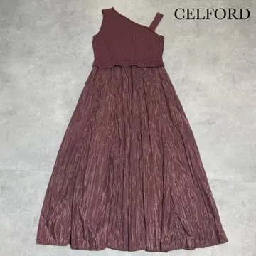 CELFORD 원숄더 니트 도킹 원피스 정가 25300 R203
