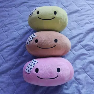 온천 만주 봉제 인형