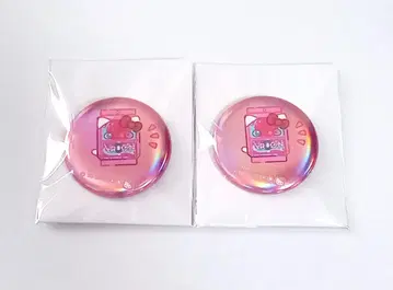 가브 산리오 콜라보 오로라 캔뱃지 블루캔 키티 세트