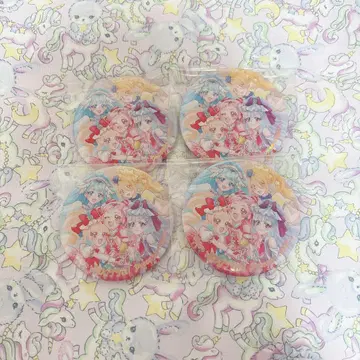 HUGtto! 프리큐어 허그프리 BIG 비스킷 캔뱃지 20주년