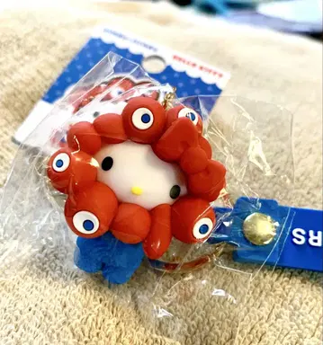 산리오 밈캉 콜라보레이션 입체 마스코트 스트랩 키티