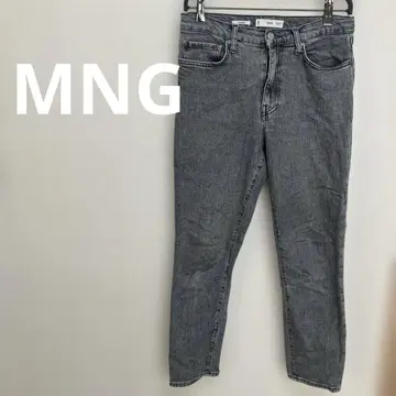 MNG 그레이 데님 팬츠 EUR 38