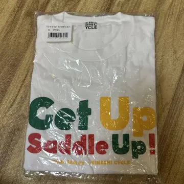 기나시 사이클 Get Up Saddle Up! 티셔츠 S 사이즈