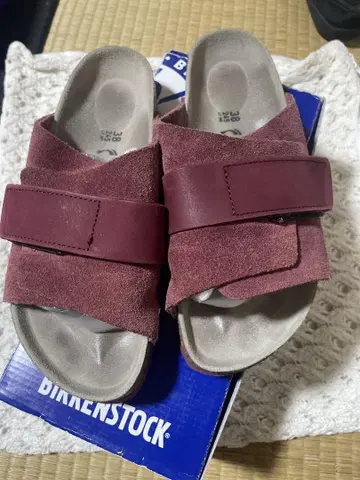 BIRKENSTOCK 버건디 샌들 38