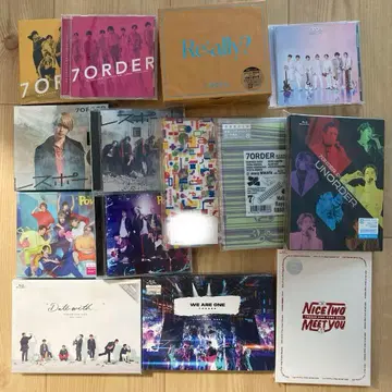 7ORDER 앨범 싱글 CD Blu-ray 일괄 14점