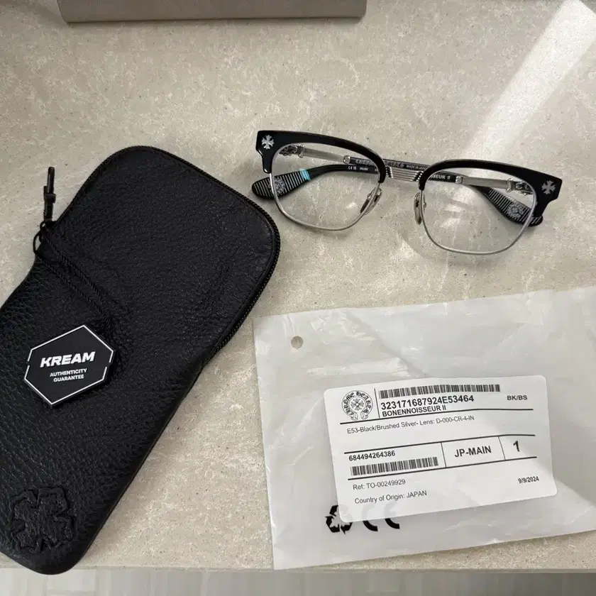【送料&関税込】Chrome Hearts Bonennoisseur Ii - Matte Black Chrome Hearts Bonennoisseur II Matte Black Eye Glasses Frame