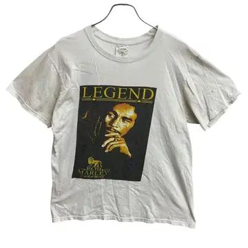 밥 말리 남성용 T 셔츠 L 레게 LEGEND 빈티지풍 [4843]