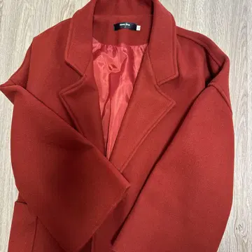 Money Shop 빨간색 체스터 코트