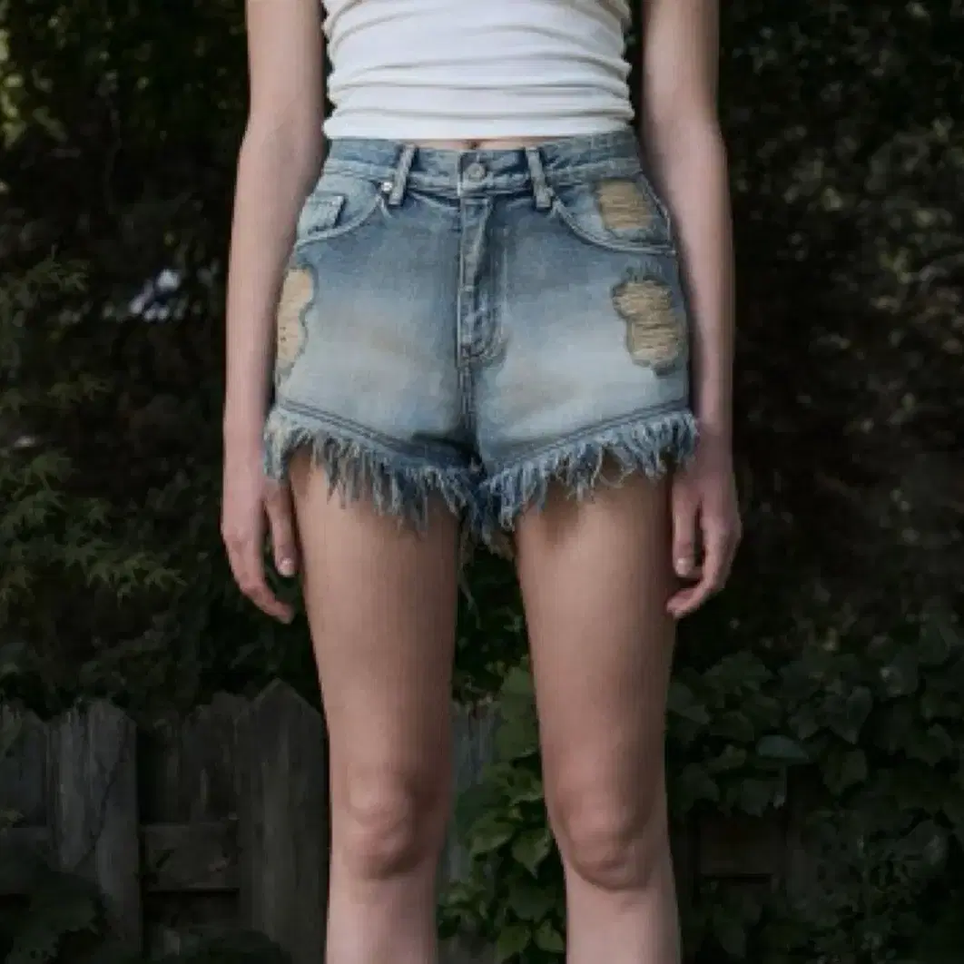 bohemian seoul Damage Washig Shorts ボヘムソ BOHEMIAN SEOUL | 보헤미안서울 Bohemian Seoul Damage Washing