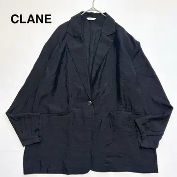 CLANE 클라네 시어 테일러드 셔츠 자켓 블랙 사이즈 1