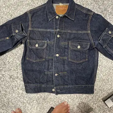 Sugar Cane 데님 자켓 Lot 1953 W 36 L