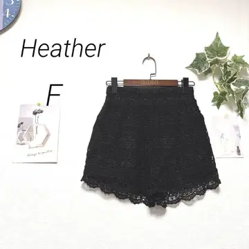 9623 Heather 헤더 전체 레이스 숏 팬츠 F 무지