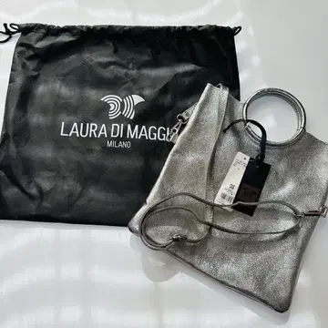 LAURA DI MAGGIO 실버 핸드백