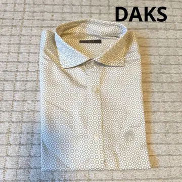 DAKS 닥스 기하학 패턴 드레스 셔츠 면 100% L
