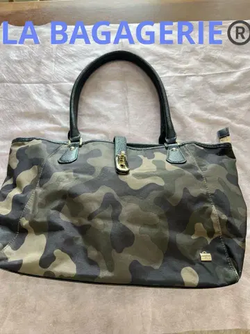 LABAGAGERIE 카모 패턴 토트백
