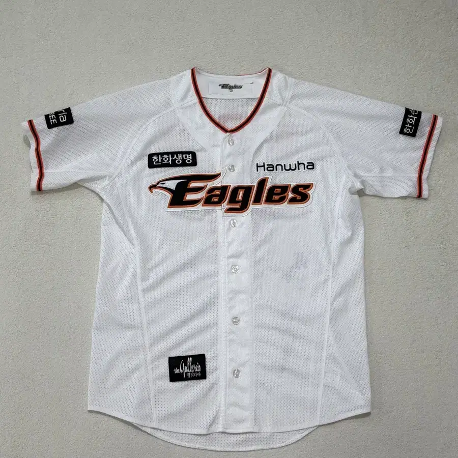 Hanwha Eagles White Replica Uniform 100 (Authentic Patch) on