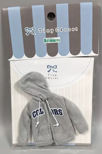 코토부키야 TINYCLOSET 지퍼 후드티 컬렉션(그레이)