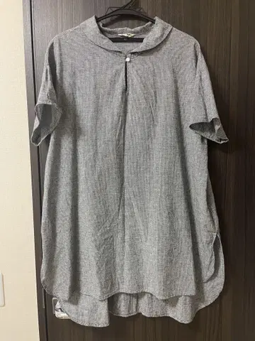 Samansa Mos2 그레이 계열 반팔 튜닉