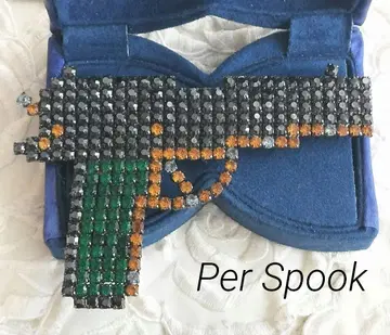 Per Spook 브로치 빈티지 빅 사이즈