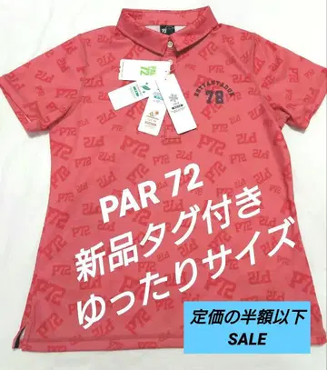 PAR 72 여성용 골프 셔츠 택 포함 새상품 냉감 속건성 넉넉한 L