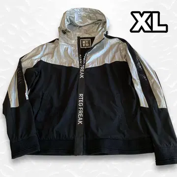 RTEG FREAK XL 블랙/실버 후데트 자켓 블루종