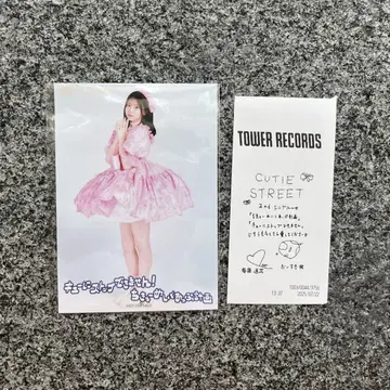 사쿠라바 하야카 파루탄 큐스토 타워 레코드 영수증 브로마이드
