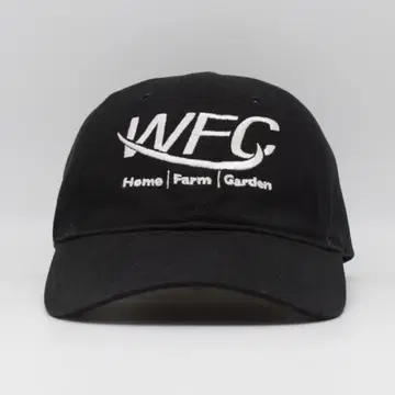 WFC 홈 농장 정원 기업 자수 캡 구제 의류 블랙